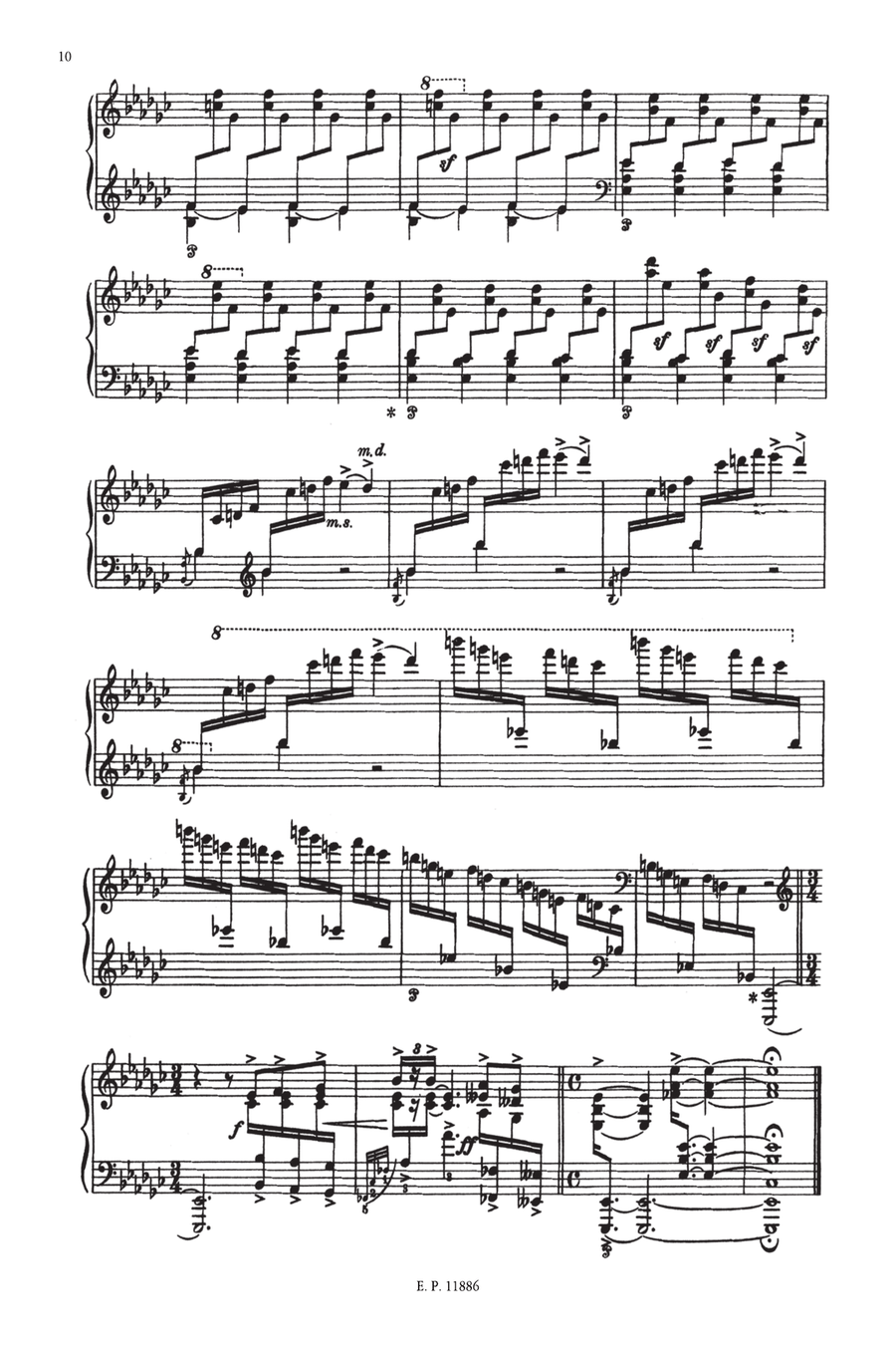 Toccata for Piano Piano scores gallery preview page 3