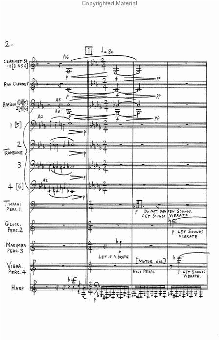 Symphony No. 4 Op. 165 Concert Band scores gallery preview page 3